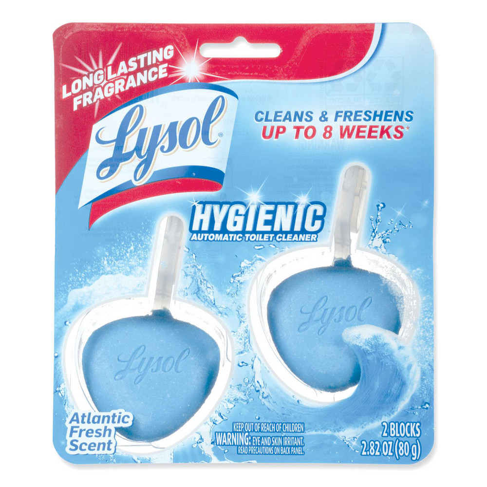 Lysol Hygienic Automatic Toilet Bowl Cleaner, Cotton Lilac, 2/Pack - RAC83722