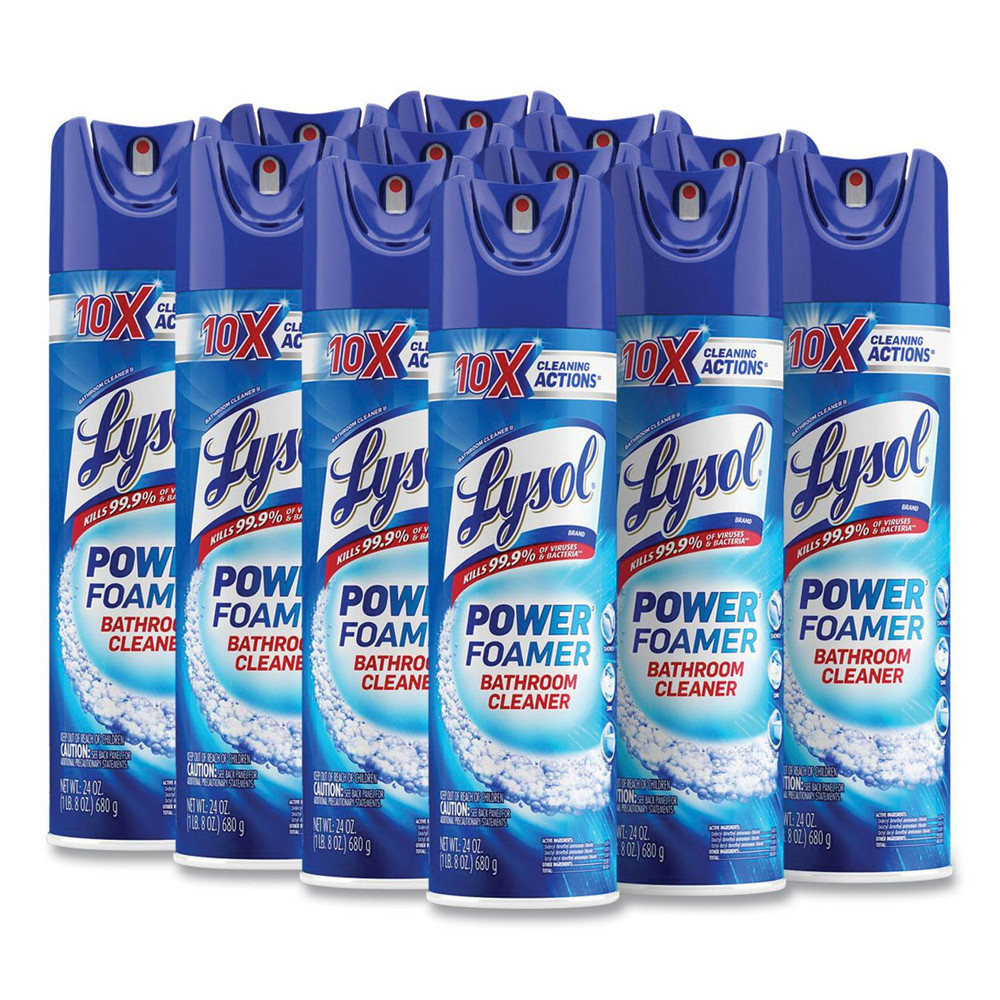 Lysol Hygienic Automatic Toilet Bowl Cleaner, Cotton Lilac, 2/Pack - RAC83722