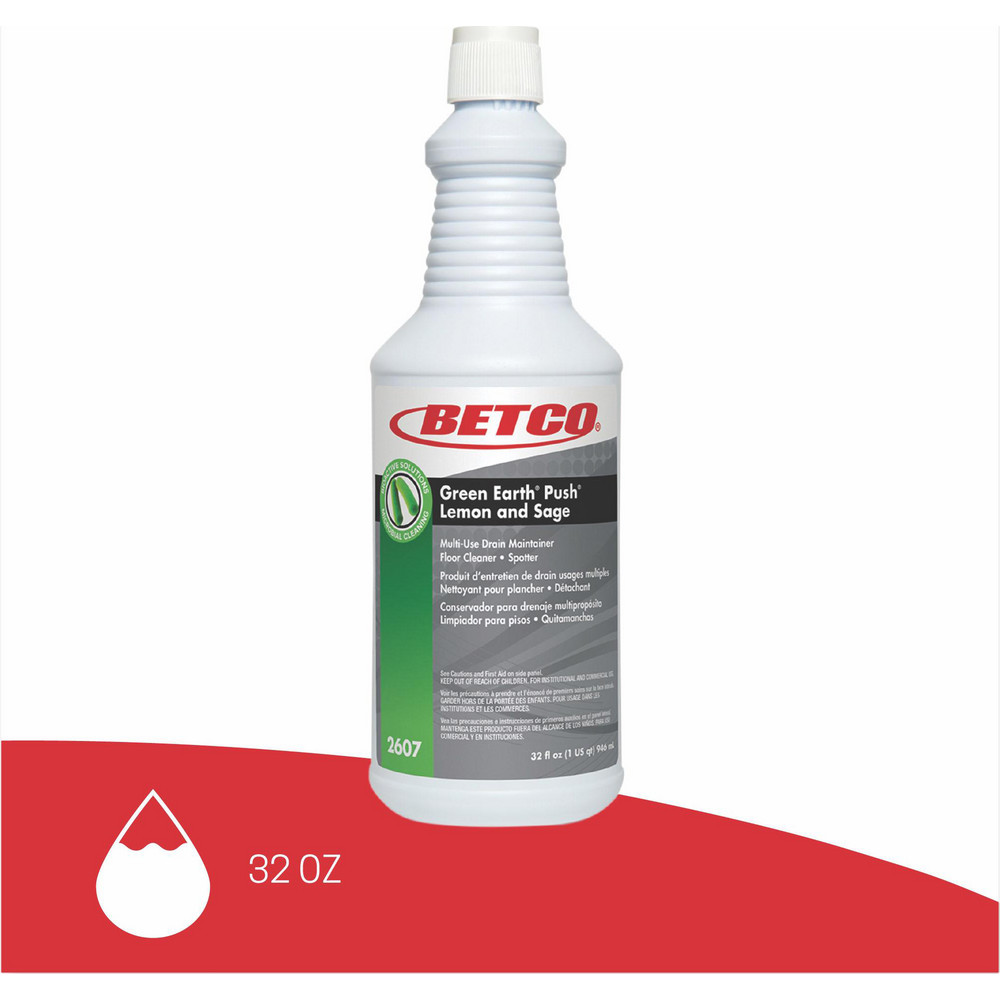 Betco Drain Cleaners & Openers: Product Type: Drain Cleaner; Form: Liquid; Container Type: Bottle; Container Size: 32 oz - BET26071200