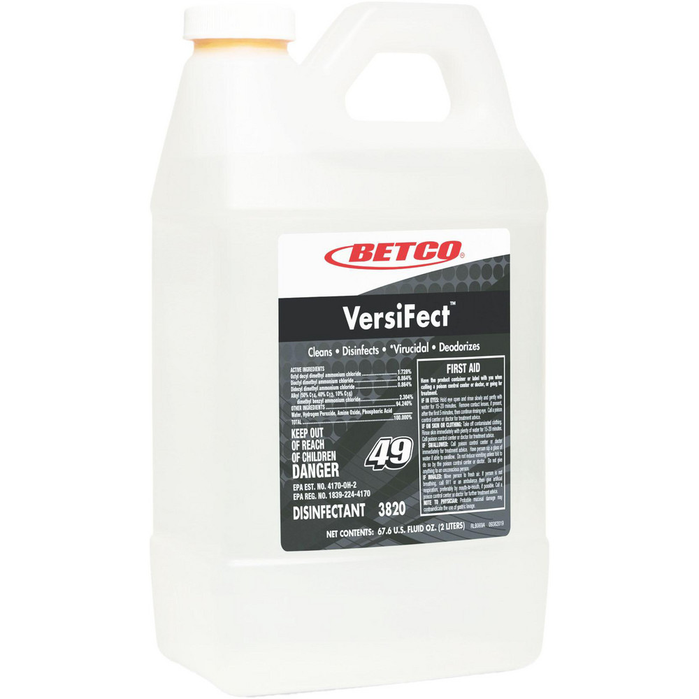 Betco All-Purpose Cleaner: 2 L, Bottle, Disinfectant - BET38204700