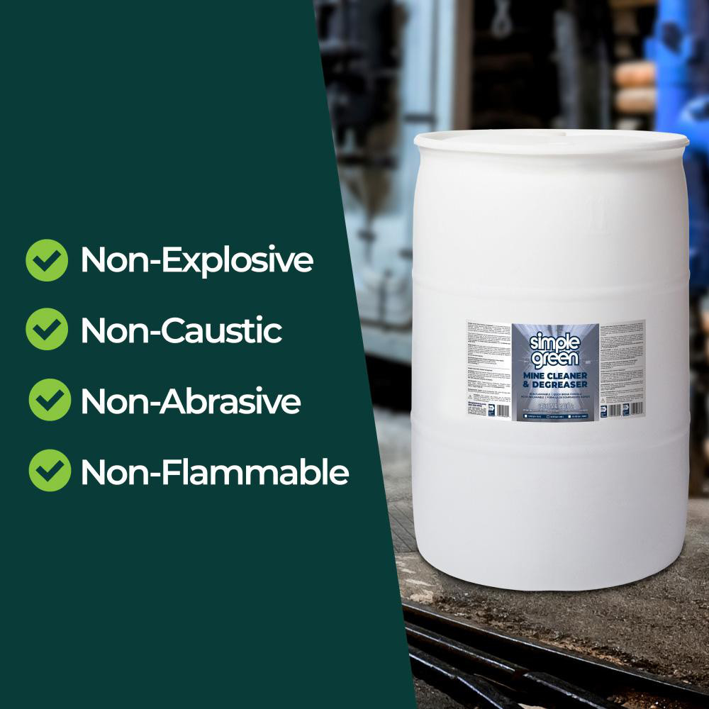 Simple Green® Cleaner &/Degreaser Degreaser: 55 gal (Drum), Drum, Concentrated - 100200108055