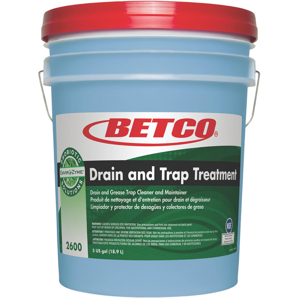 Betco Drain Cleaners & Openers: Product Type: Drain Cleaner; Form: Liquid; Container Type: Pail; Container Size: 5 gal - BET26000500