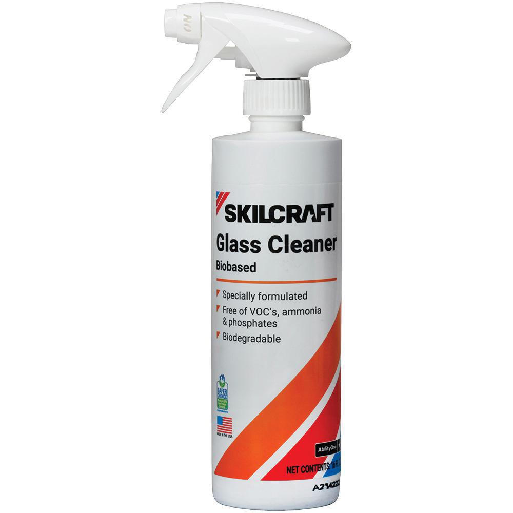 AbilityOne 16OZ PUMP SRAY 12/BX BIOBASED GLASS CLEANER - 7930016910002