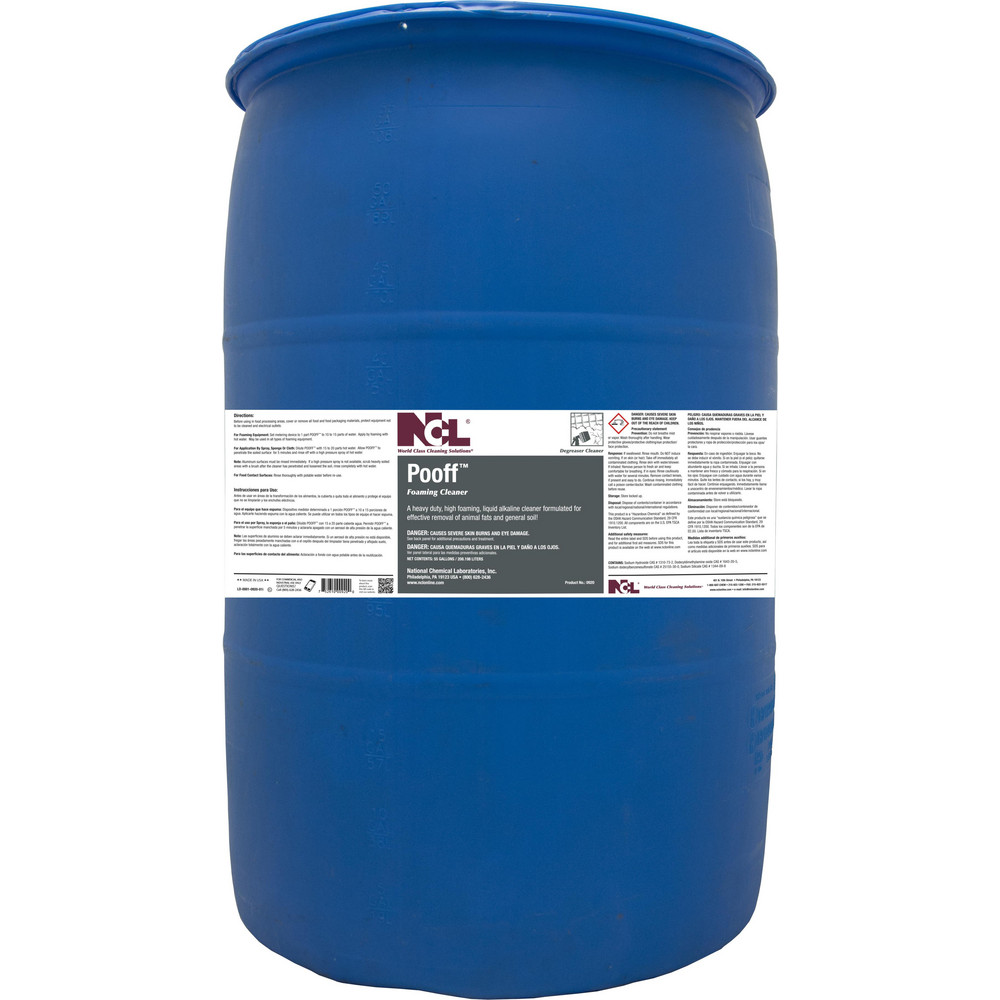 National Chemical Laboratories Cleaner &/Degreaser Degreaser: 55 gal, Drum, Concentrated - 0920-18