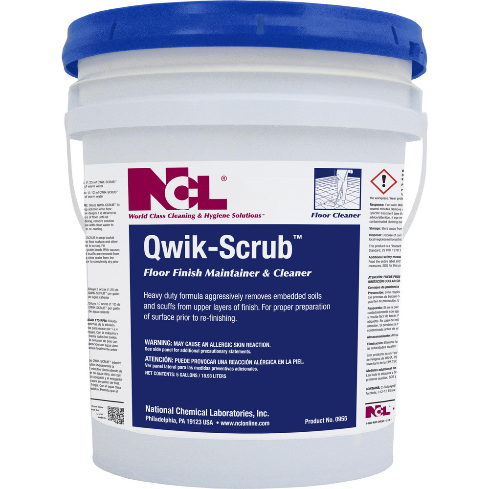 National Chemical Laboratories Floor Cleaners, Strippers & Sealers: Product Type: Scrub & Recoat Cleaner; Container Type: Pail - 0955-21