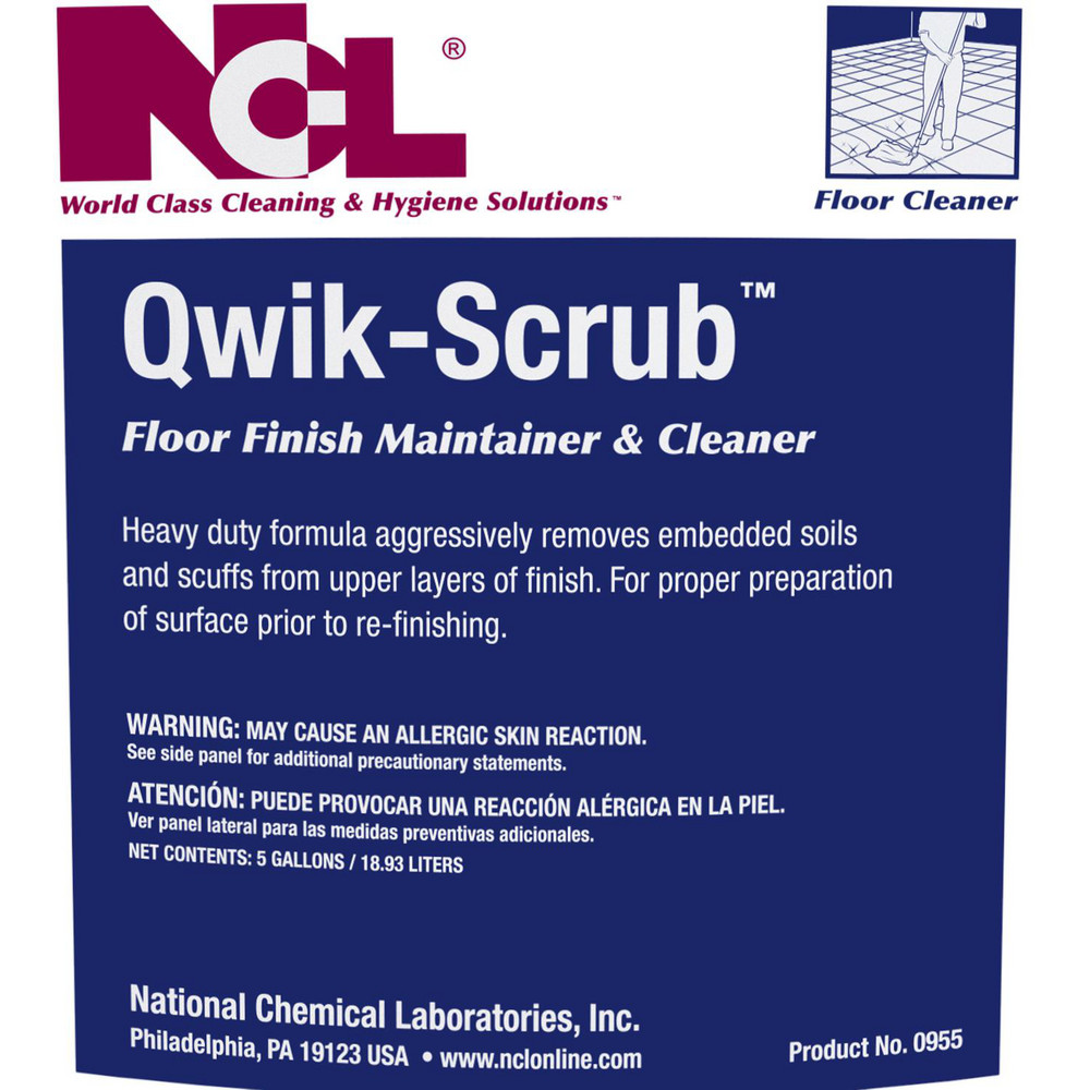 National Chemical Laboratories Floor Cleaners, Strippers & Sealers: Product Type: Scrub & Recoat Cleaner; Container Type: Pail - 0955-21
