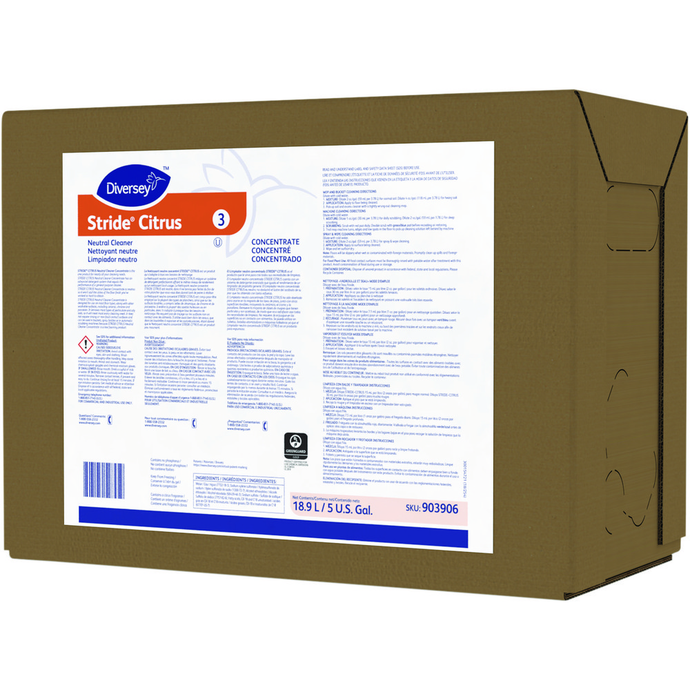 Diversey Floor Cleaners, Strippers & Sealers: Product Type: Neutral Cleaner; Container Type: Box - DVS101109754