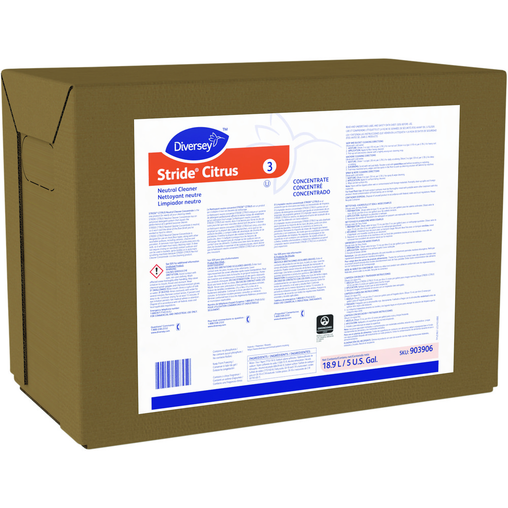 Diversey Floor Cleaners, Strippers & Sealers: Product Type: Neutral Cleaner; Container Type: Box - DVS101109754