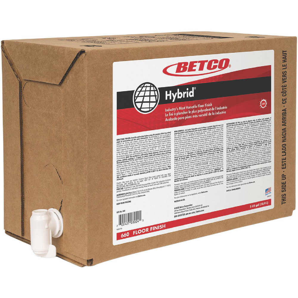 Betco Floor Cleaners, Strippers & Sealers: Product Type: Floor Finish; Container Type: Bag-in-Box - BET609B500