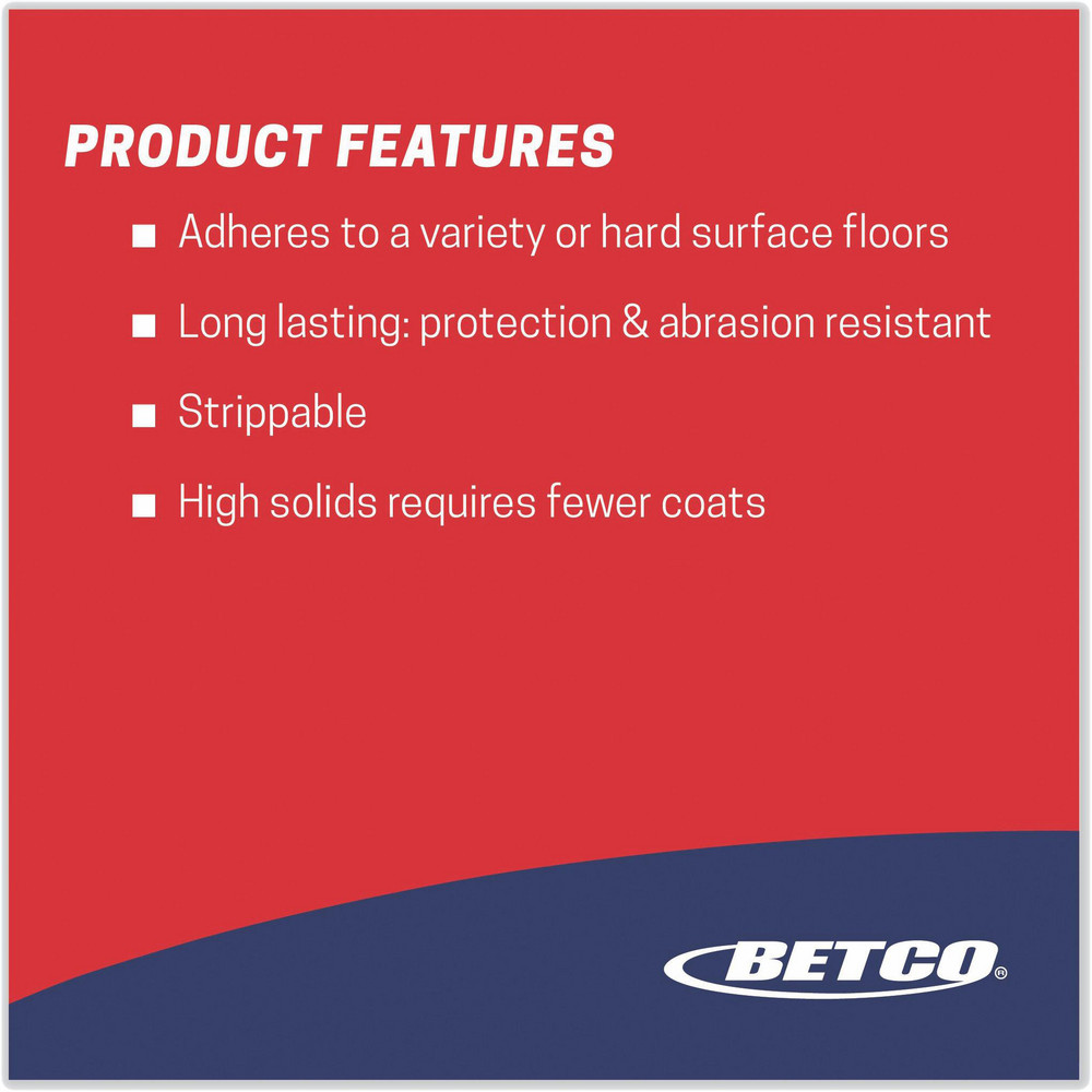 Betco Floor Cleaners, Strippers & Sealers: Product Type: Floor Finish; Container Type: Bag-in-Box - BET609B500