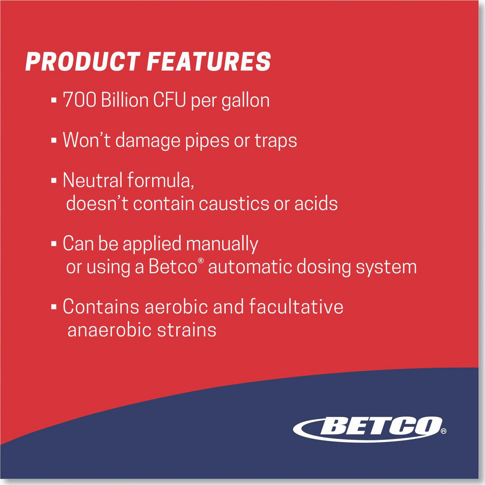 Betco Dish Detergent: Detergent Type: Manual Dishwashing; Form: Liquid; Container Type: Bottle - BET18510400