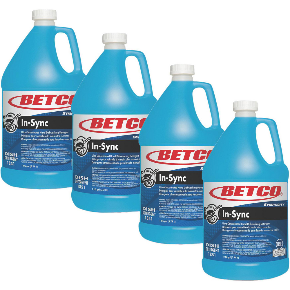 Betco Dish Detergent: Detergent Type: Manual Dishwashing; Form: Liquid; Container Type: Bottle - BET18510400