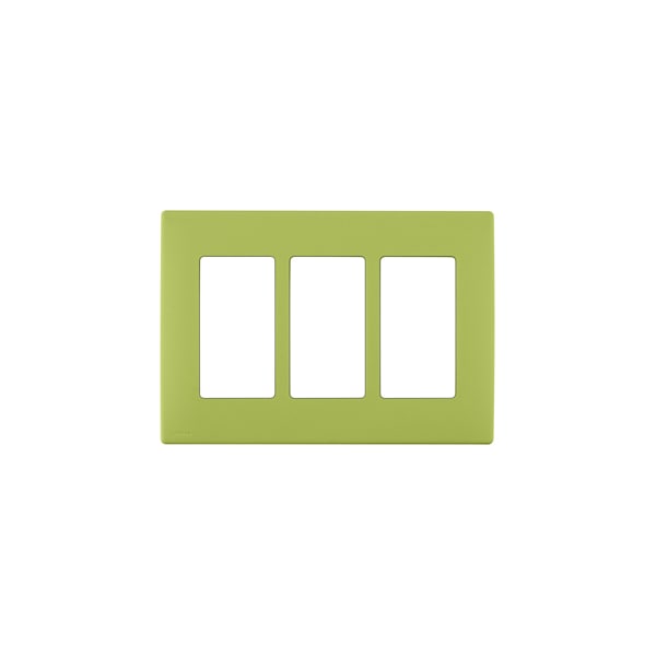 Leviton WALLPLATES RENU 3 GANG WLPLT GRANNY SMITH APPLE - REWP3-GS