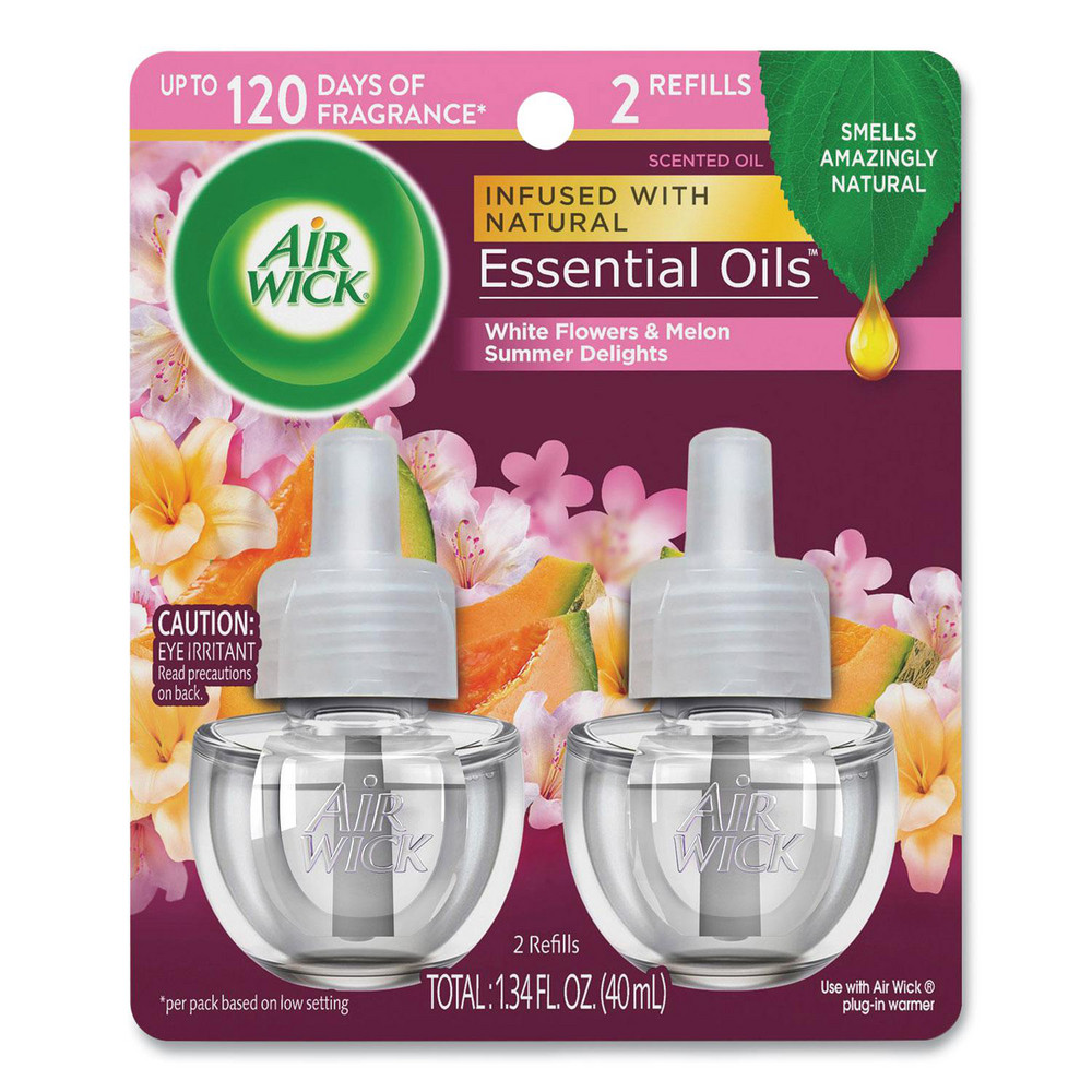 Air Wick Life Scents Scented Oil Refills, Summer Delights, 0.67 oz, 2/Pack - RAC91112PK
