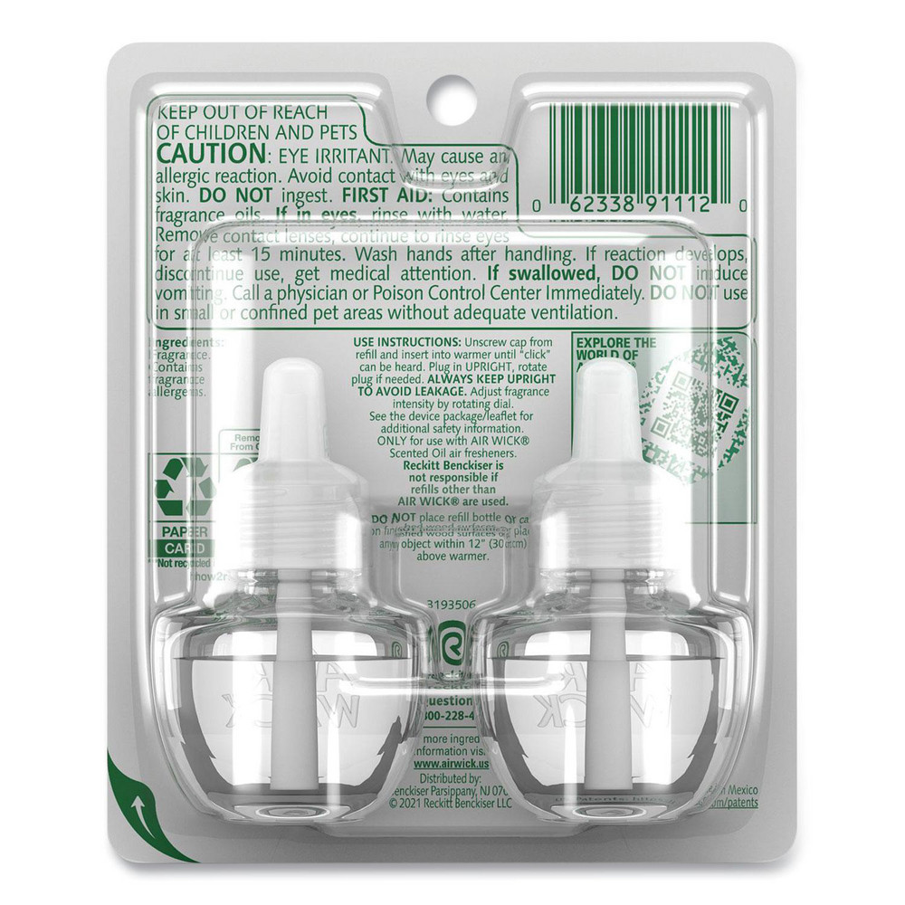 Air Wick Life Scents Scented Oil Refills, Summer Delights, 0.67 oz, 2/Pack - RAC91112PK