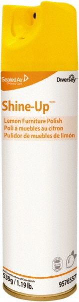 Diversey Wood Cleaner: Liquid, 13.8 fl oz Aerosol Can, Lemon Scent - DVO95765571