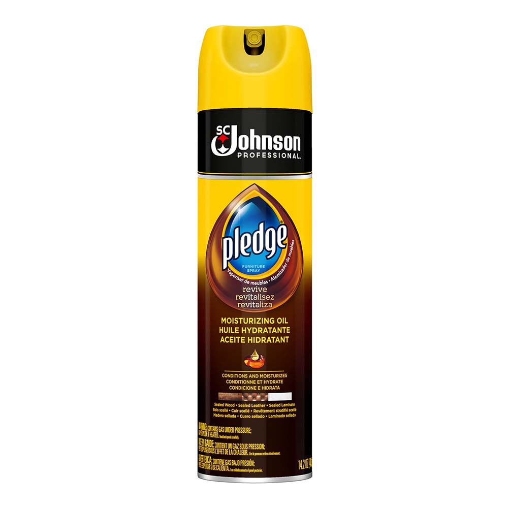Diversey Wood Cleaner: Liquid, 13.8 fl oz Aerosol Can, Lemon Scent - DVO95765571