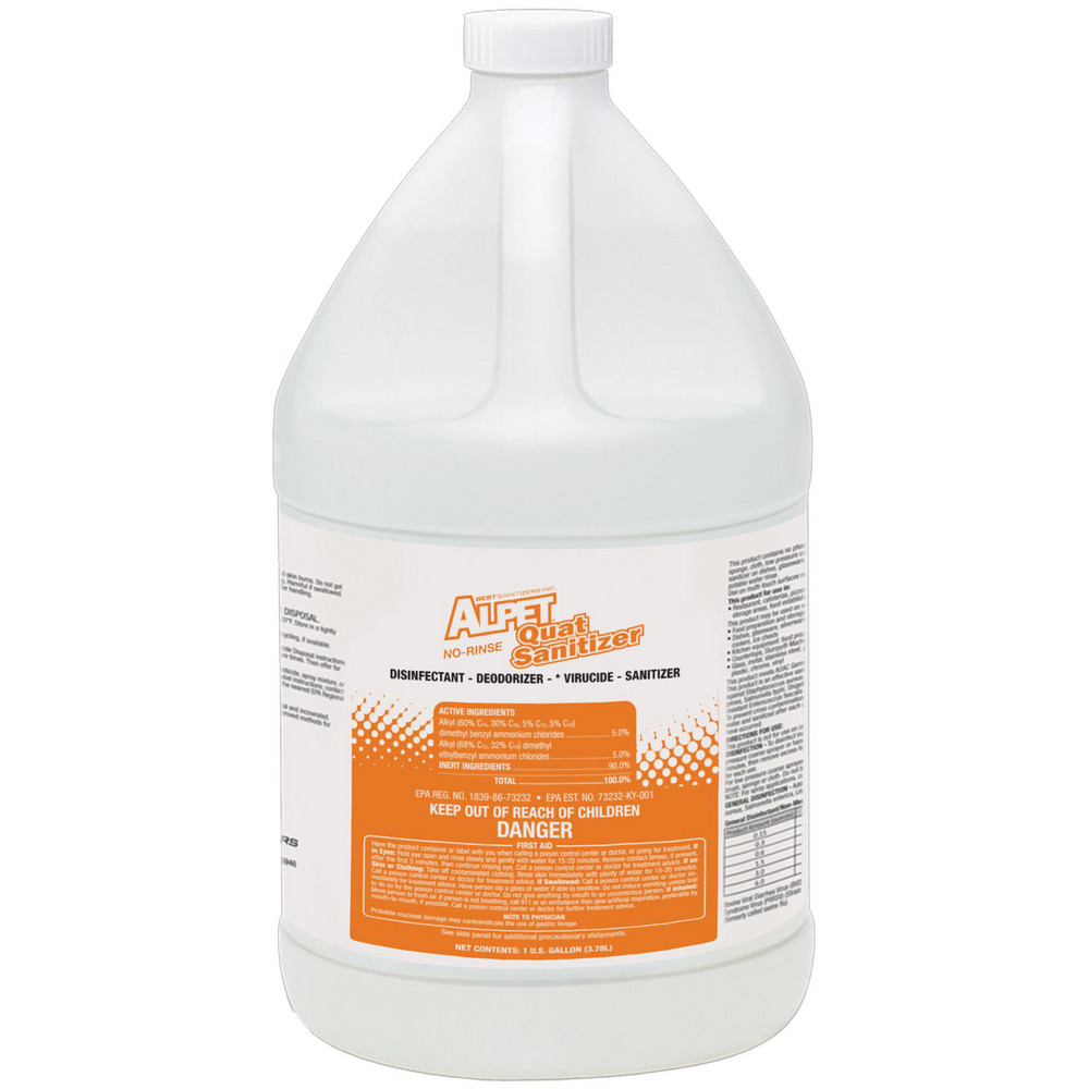 Detco Alpet No-Rinse Quat Sanitizer, 1 gal, 4/Pack - SS10018