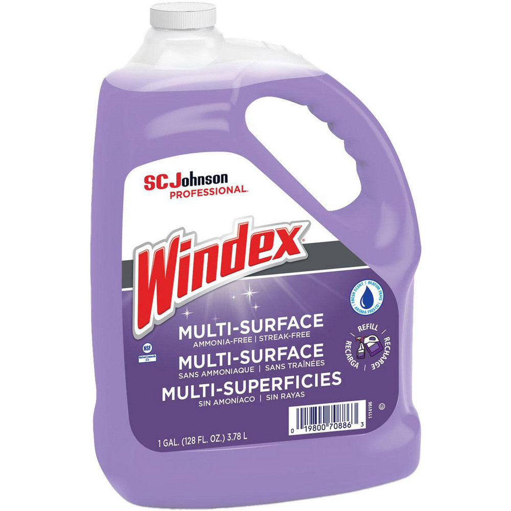 Windex Windex Ammonia-Free Multi-Surface, Streak-Free Cleaner Refill, 128 oz, 4/case - SJN697262