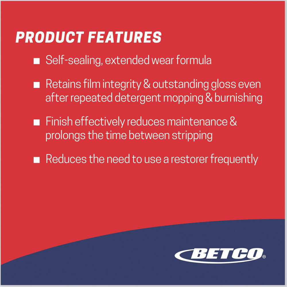Betco Floor Cleaners, Strippers & Sealers: Product Type: Floor Finish; Container Type: Bag-in-Box - BET660B500