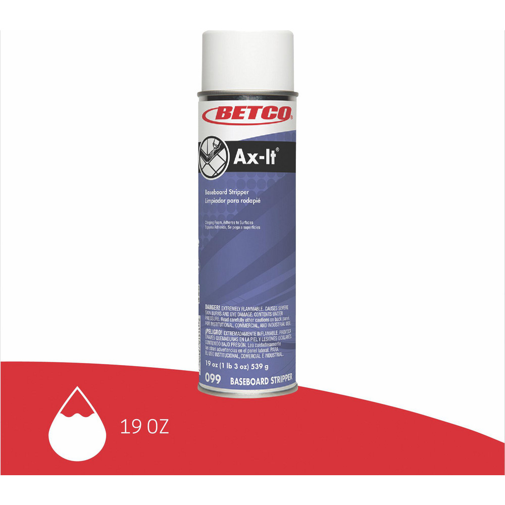 Betco Floor Cleaners, Strippers & Sealers: Product Type: Baseboard Stripper; Container Type: Aerosol Can; Container Size (fl. oz.): 19.00 - BET0992300CT