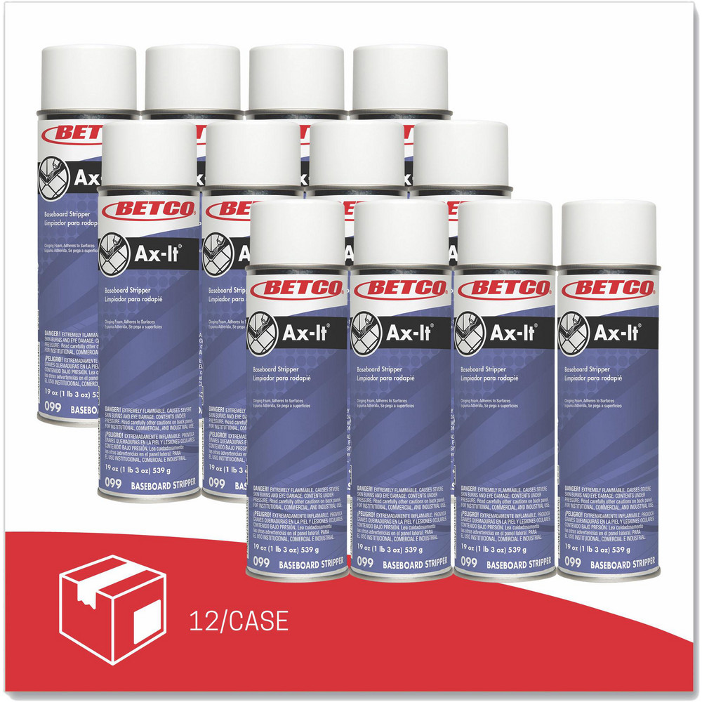 Betco Floor Cleaners, Strippers & Sealers: Product Type: Baseboard Stripper; Container Type: Aerosol Can; Container Size (fl. oz.): 19.00 - BET0992300CT