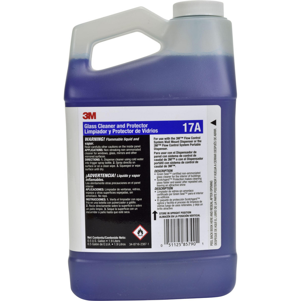 Rochester Midland Corporation Glass Cleaners: Liquid Concentrate, Plastic Bottle, Concentrate, Ammonia-Free, Concentrated, Dilutable Concentrate, 1 qt, 32 fl oz - 12001014