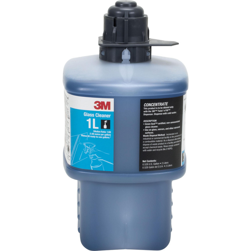 Rochester Midland Corporation Glass Cleaners: Liquid Concentrate, Plastic Bottle, Concentrate, Ammonia-Free, Concentrated, Dilutable Concentrate, 1 qt, 32 fl oz - 12001014