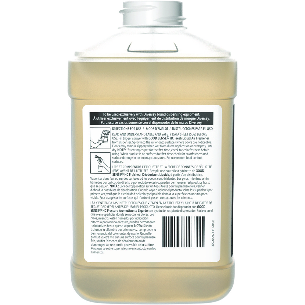 Diversey Air Fresheners: Freshener Type: Odor Neutralizer; Form: Liquid; Container Type: Bottle - DVS101109689