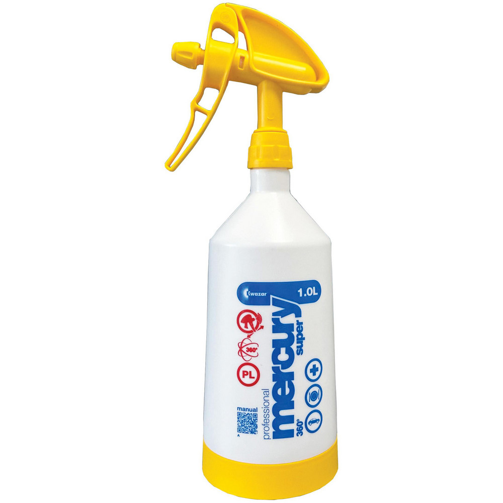 Kwazar Spray Bottles & Triggers: Product Type: Spray Bottle with Trigger; Dispensing Type: Mist; Container Capacity: 1 L - 084525