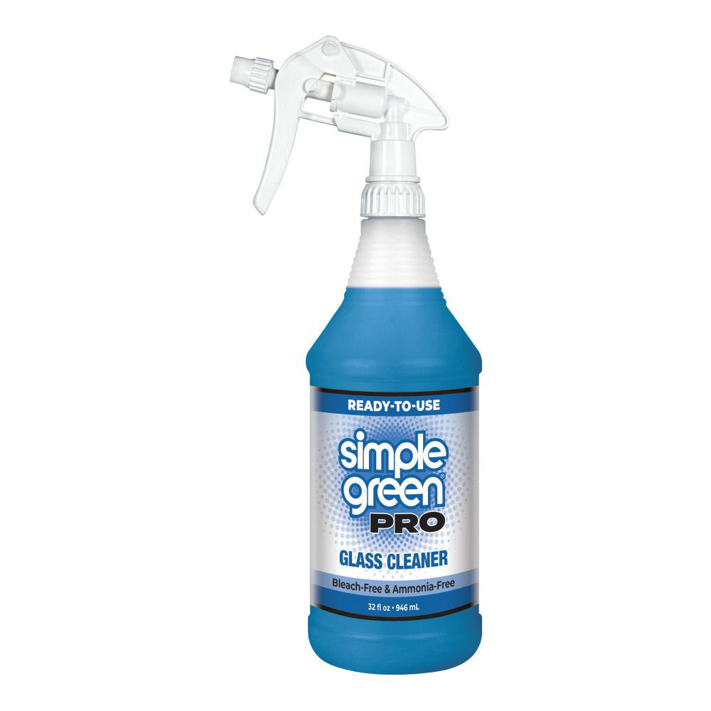 Simple Green® Glass Cleaners: Liquid Concentrate, Jug, Concentrate, 1 gal - 1110100401128