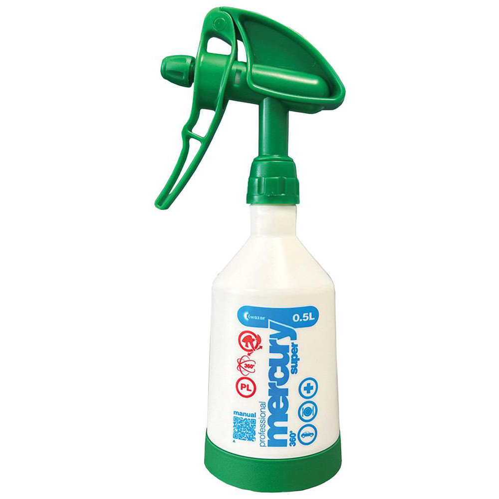 Kwazar Spray Bottles & Triggers: Product Type: Spray Bottle with Trigger; Dispensing Type: Mist; Container Capacity: .5 L - 084500