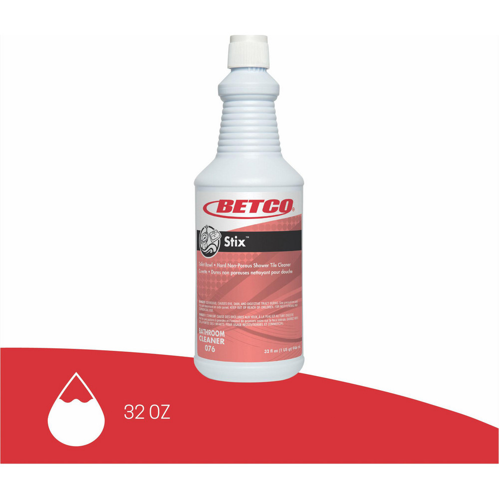 Betco Bathroom Cleaners: Product Type: Toilet Bowl Cleaner; Form: Liquid; Container Type: Bottle; Container Size: 32 oz - BET761200