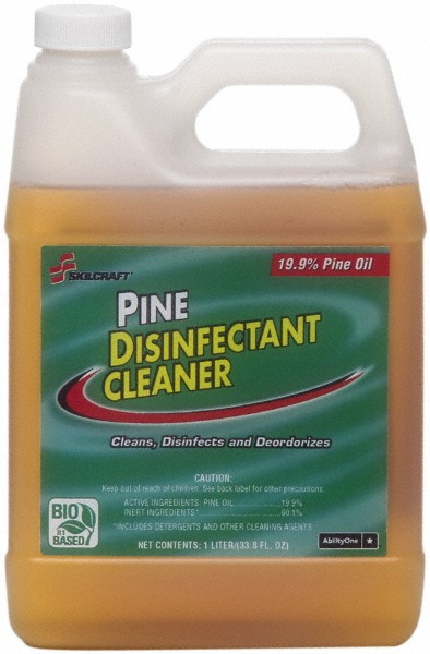 AbilityOne Disinfectant: 1 L, Bottle, Disinfectant - 6840013424143