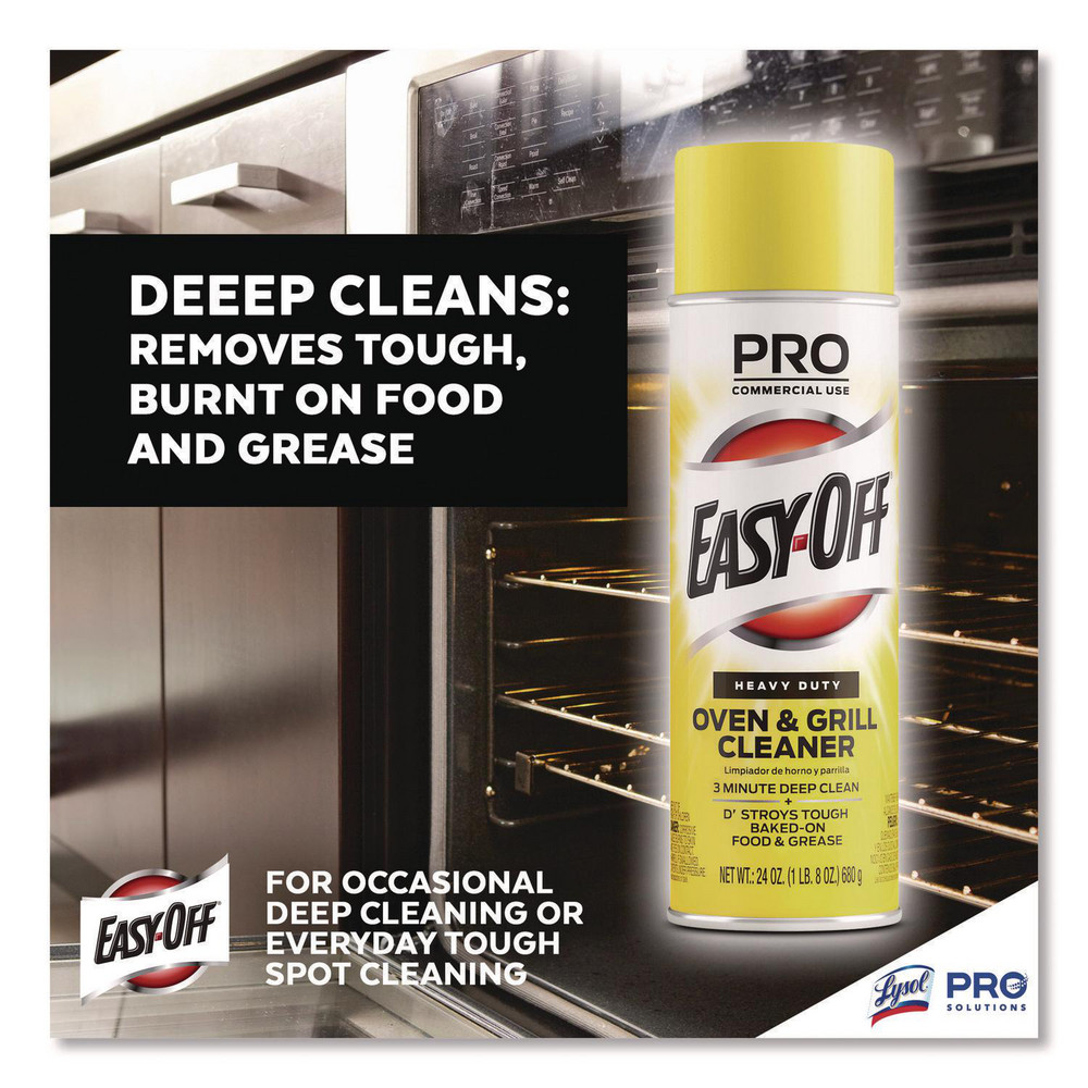 Easy-Off Oven and Grill Cleaner, 24 oz Aerosol, 6/Carton - RAC85261
