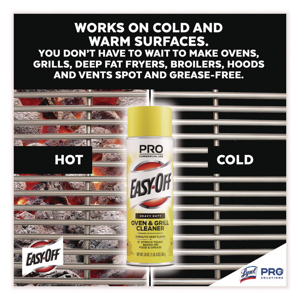 Easy-Off Oven and Grill Cleaner, 24 oz Aerosol, 6/Carton - RAC85261