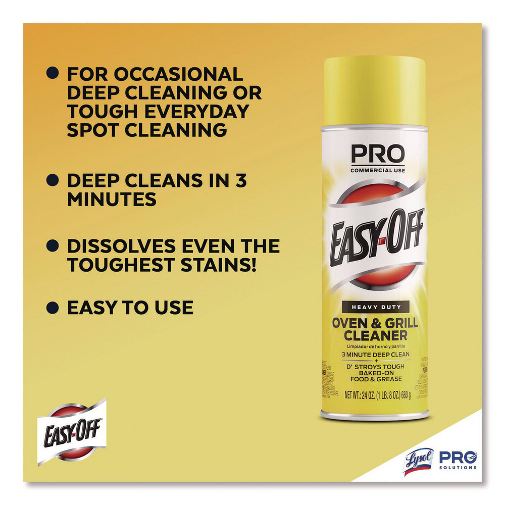 Easy-Off Oven and Grill Cleaner, 24 oz Aerosol, 6/Carton - RAC85261