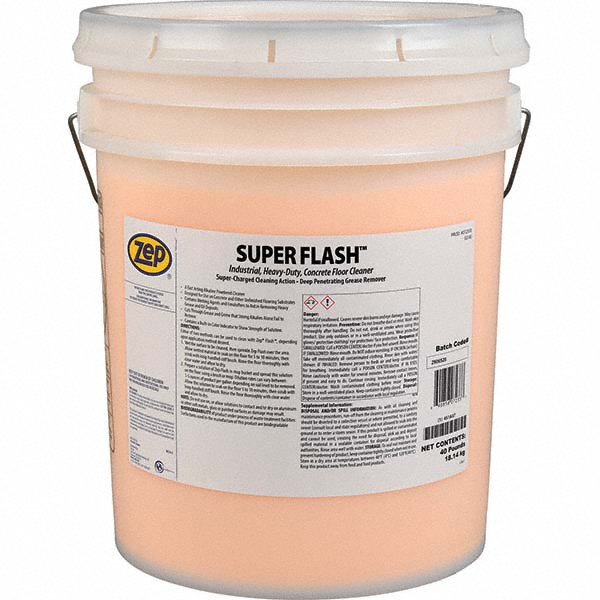 ZEP Super Flash Concrete Floor Cleaner, 500 Pound - 79480