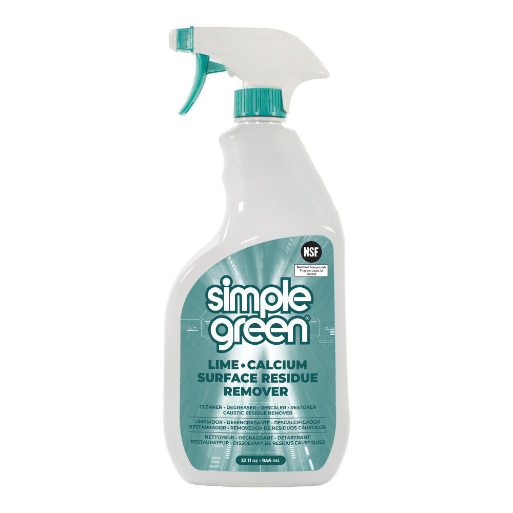 Simple Green® Lime & Rust Remover, Calcium, Efflorescence Remover & All-Purpose Cleaner & Degreaser: 32 oz, Trigger Spray Bottle - 1710201200032