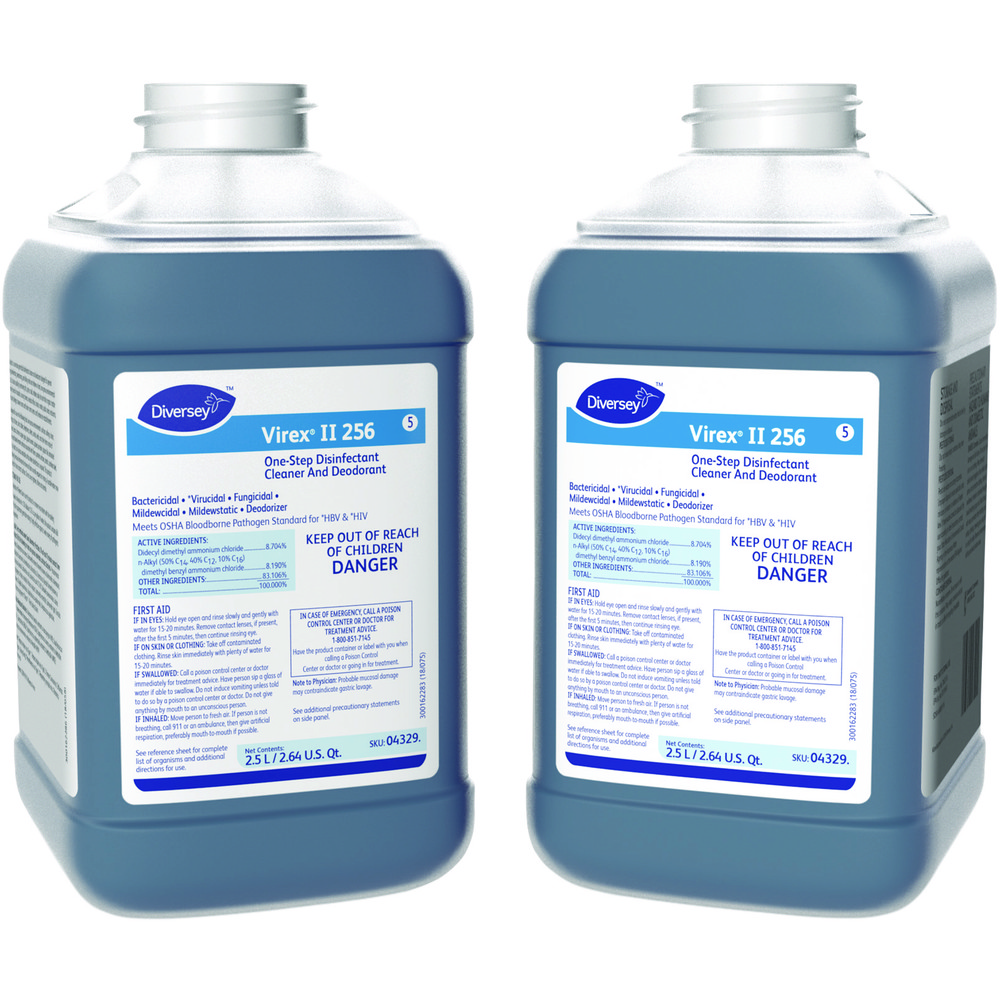 Diversey All-Purpose Cleaner: 84.5 oz, Bottle, Disinfectant - DVS04329