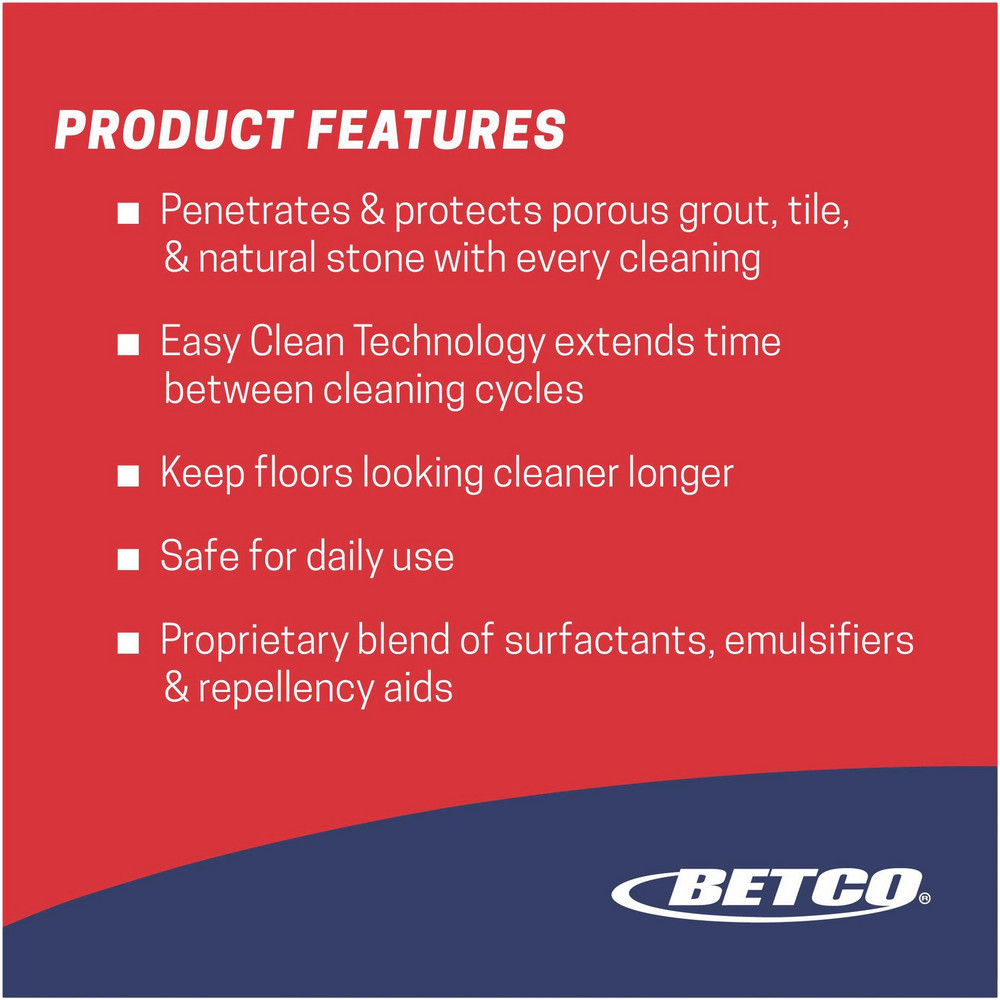 Betco Floor Cleaners, Strippers & Sealers: Product Type: Floor Cleaner and Protectant; Container Type: Bottle - BET16850400