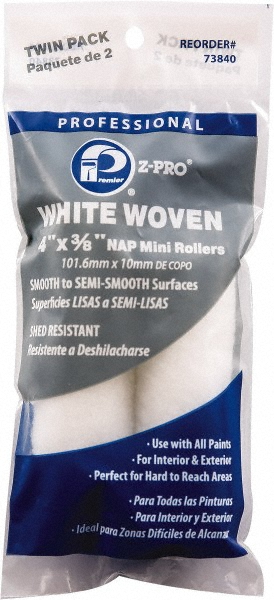 Purdy Mini Paint Roller Cover: 3/8" Nap, 4-1/2" Wide - 14G624012