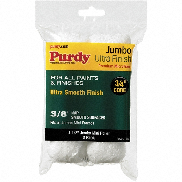Purdy Mini Paint Roller Cover: 3/8" Nap, 4-1/2" Wide - 14G624012
