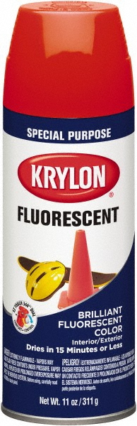 Krylon Equipment Spray Paint: Yellow, Gloss, 12 oz - K01953008