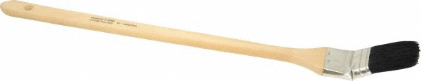 Premier Paint Roller Paint Brush: 1-1/2" Wide, Hog, Natural Bristle - 1512500-15