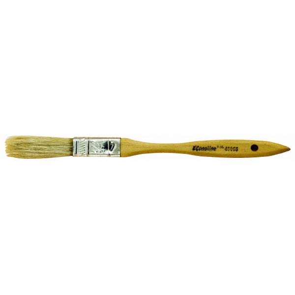 Premier Paint Roller Paint Brush: 1-1/2" Wide, Hog, Natural Bristle - 1512500-15