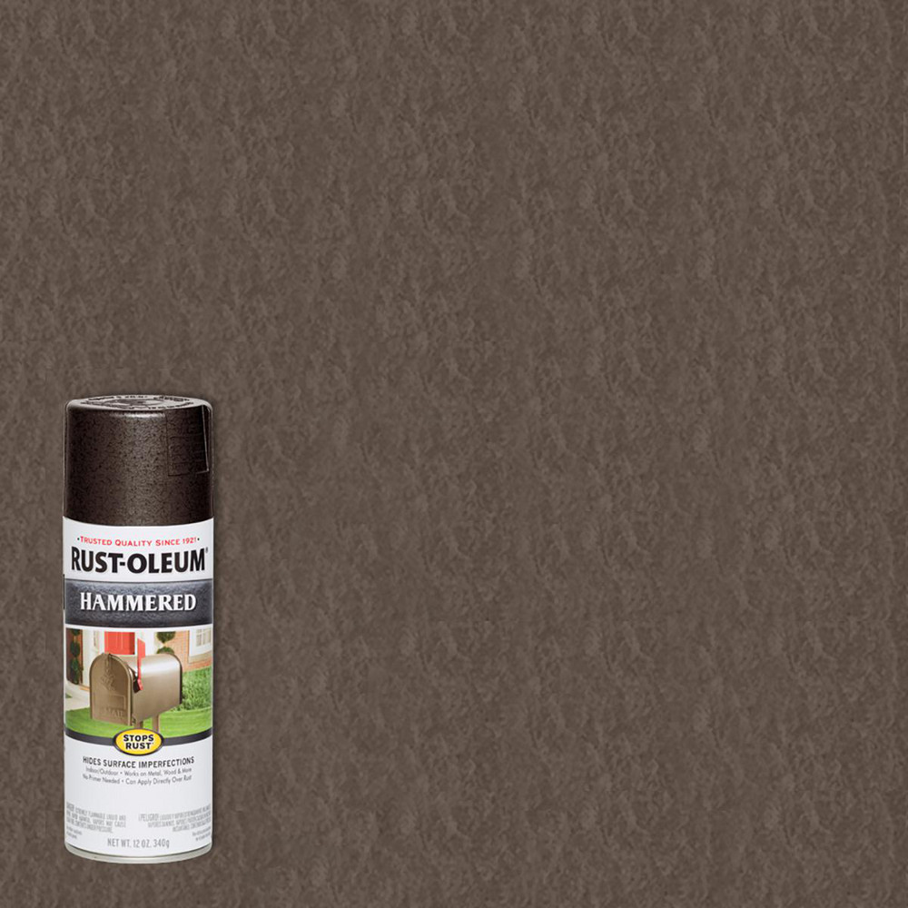 Rust-Oleum Spray Paint: Metallic, Hammertone, 12 oz Net Fill, Spray Paint, Rustproof Enamel, Rust Protector & Rust-Preventive Acrylic Alkyd Enamel - 7218830
