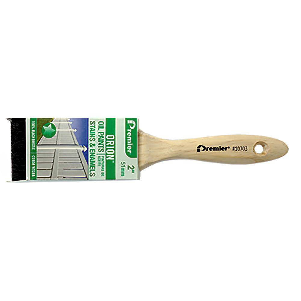 Weiler Paint Brush:  1-1/2" Wide, China Bristle,  Natural Bristle - 40180