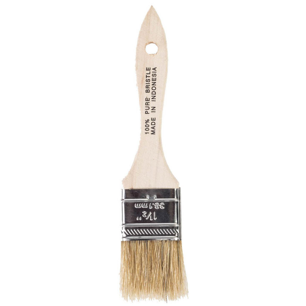 Weiler Paint Brush:  1-1/2" Wide, China Bristle,  Natural Bristle - 40180