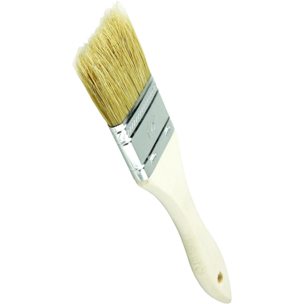 Weiler Paint Brush:  1-1/2" Wide, China Bristle,  Natural Bristle - 40180